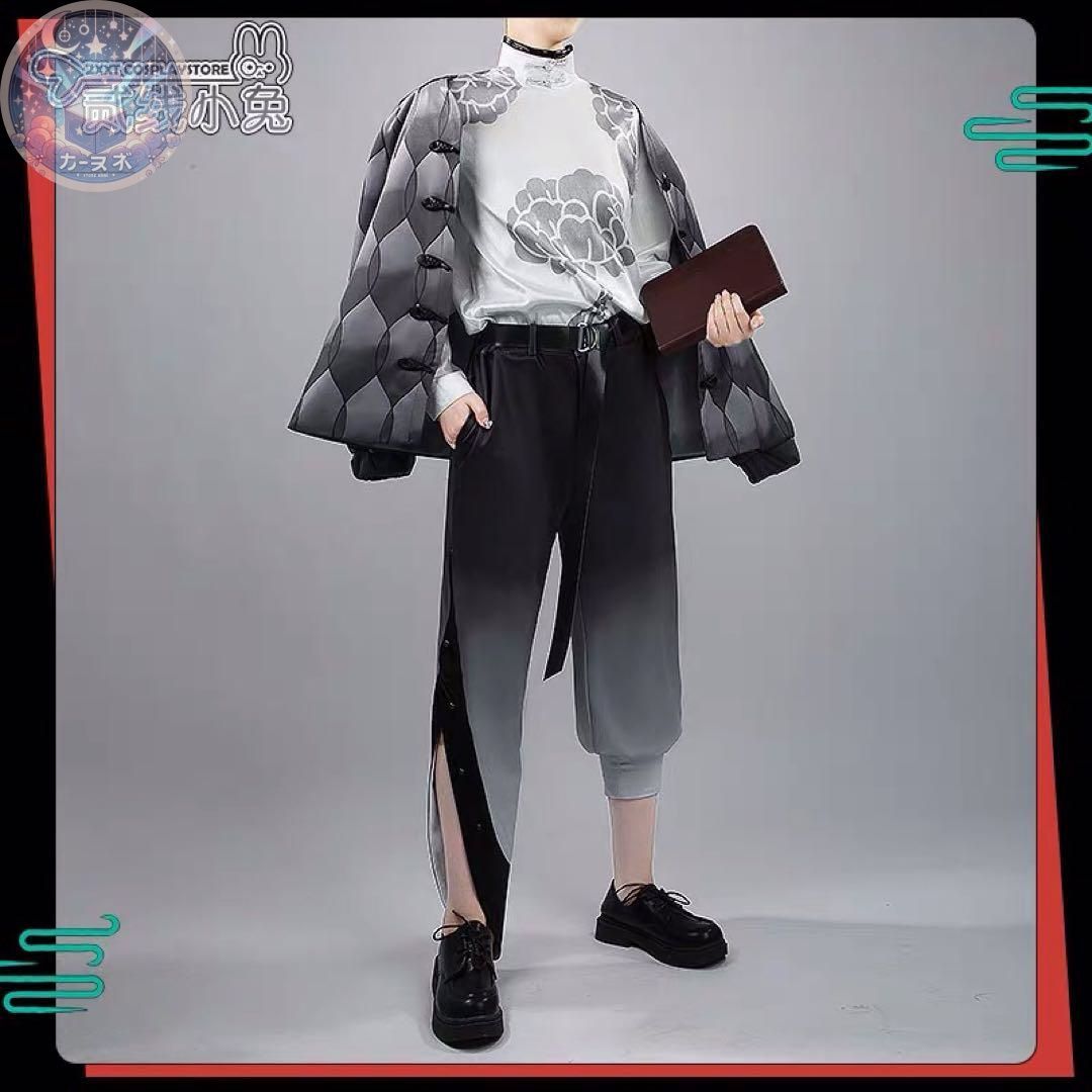 vtuber にじさんじ 佐伯イッテツ Asia Travel コスプレ 衣装 コスチューム ハロウィン仮装 イベント衣装 コスプレセット 高品質コスプレ 再現度高め