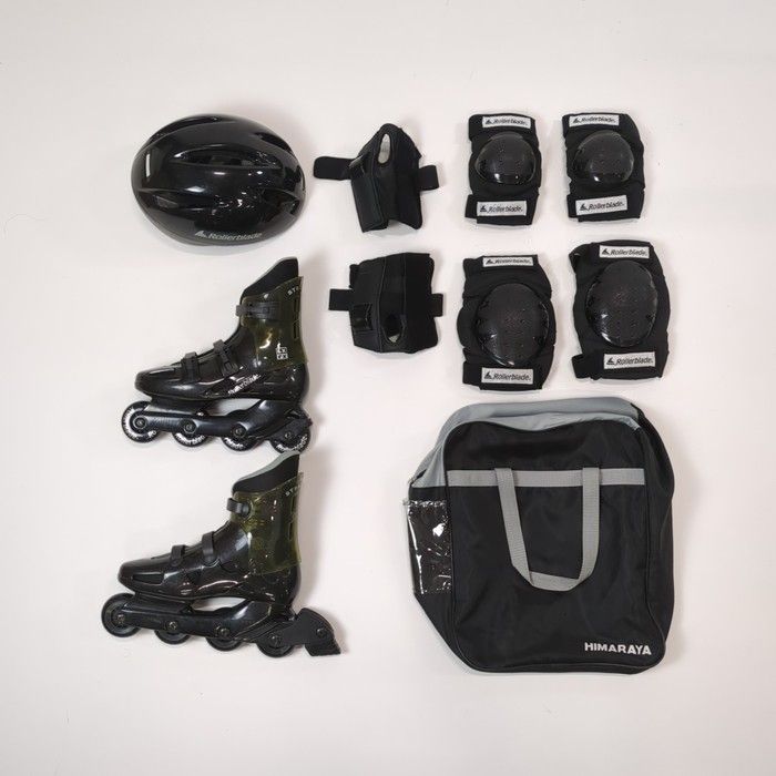 インラインスケート S.STRADA LX ストラーダ ヘルメット プロテクター付き