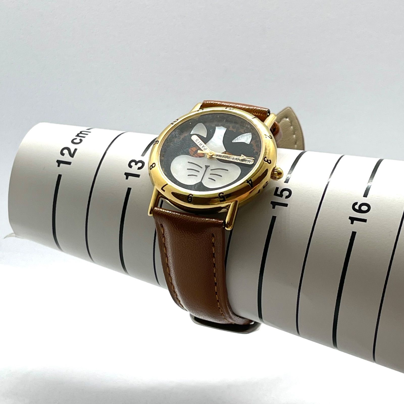 いいスタイル 900本限定 ラニエ ピエール Lannier Pierre 猫 腕時計 ...