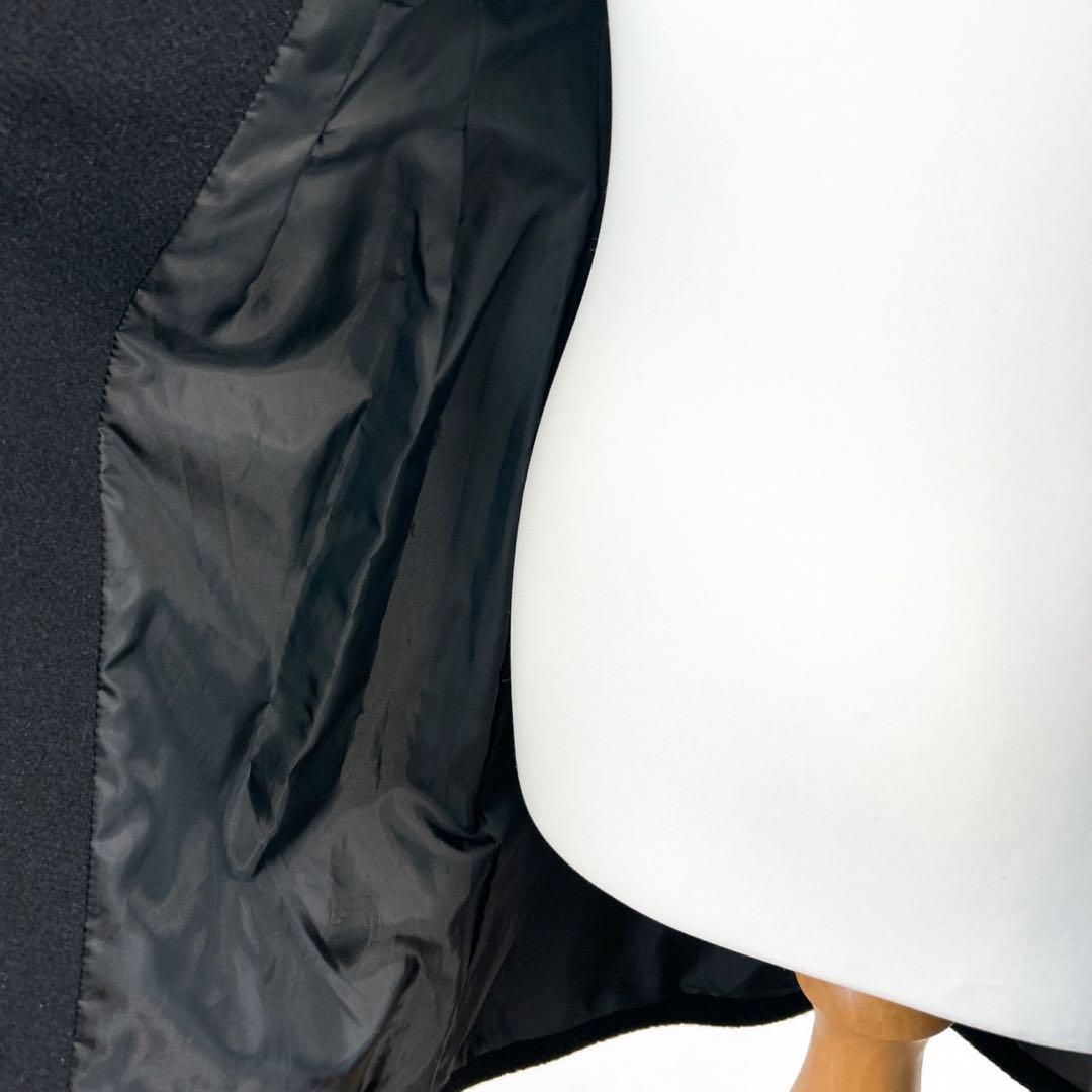 プロポーションボディドレッシング ピーコート 羊毛 アンゴラ ブラック S GULLKHAN_COM