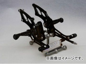 2輪 ケイファクトリー/K-FACTORY ライディングステップ スーパーブラック カワサキ/KAWASAKI ニンジャ250R