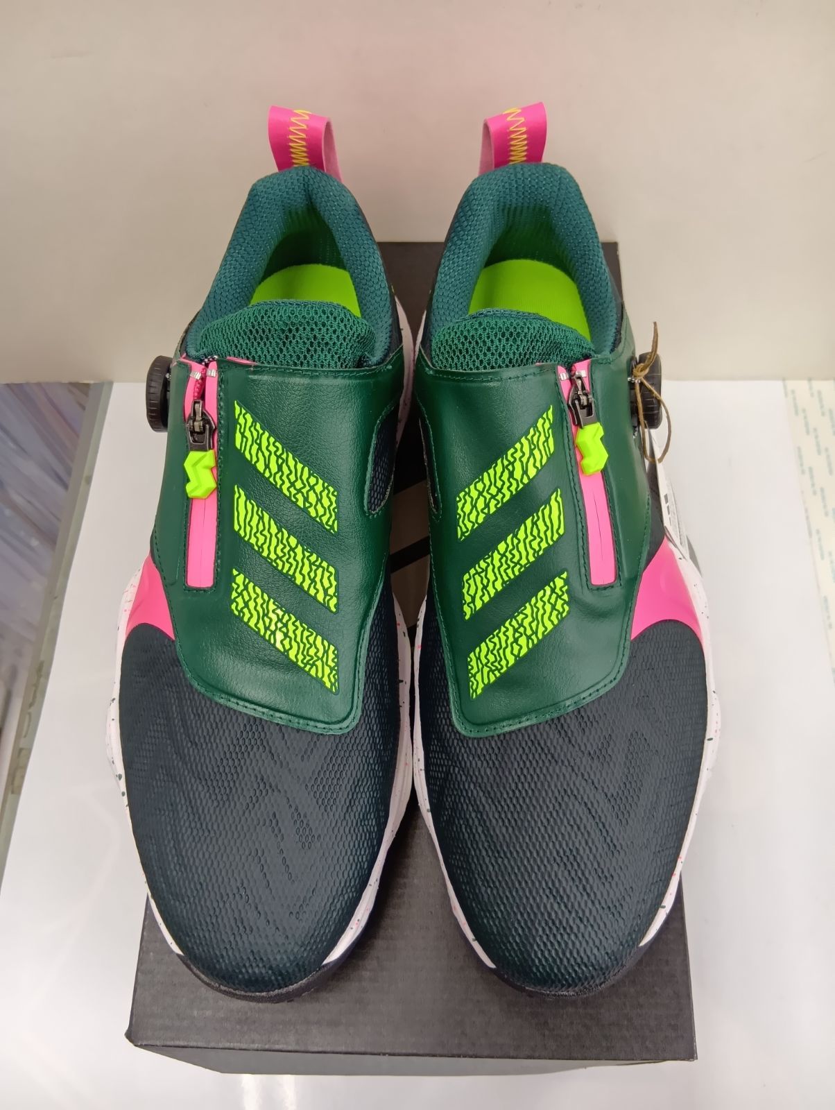 【全品送料無料】 Sh ♥品 アディダス adidas ゴルフ コードカオス ボア 25 | Codechaos Boa 25 パフォーマンス メンズ シューズ 28.5cm 緑 グリーン IG8706 葛西店