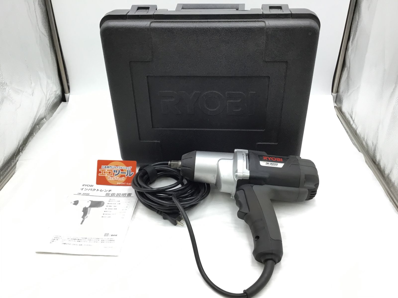 品 RYOBI|リョービ インパクトレンチ 差込口12.7mm IW-3000 ITUNPV41HPY4 エコツール半田店 M02