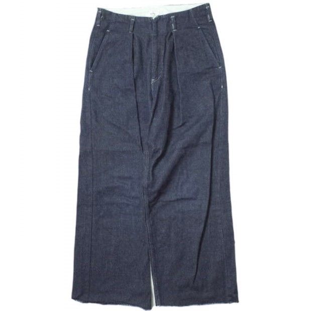 saby サバイ 22AW 日本製 TUCK BAGGY - 11OZ BINGO DENIM タックバギー