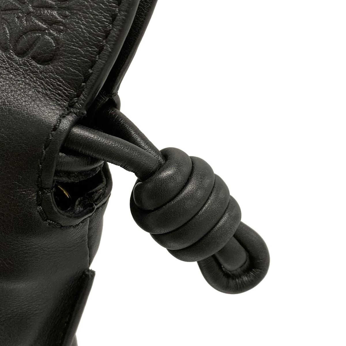 LOEWE ロエベ クラッチバッグ フラメンコクラッチ ミディアム A411FC2X37 黒 DECORATOM_COM_BR