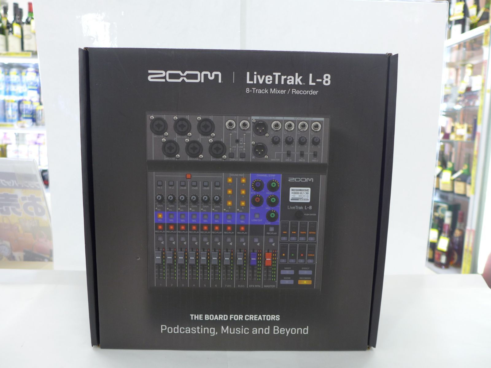 ZOOM LiveTrak L-8 レコーディングインターフェース 公田店