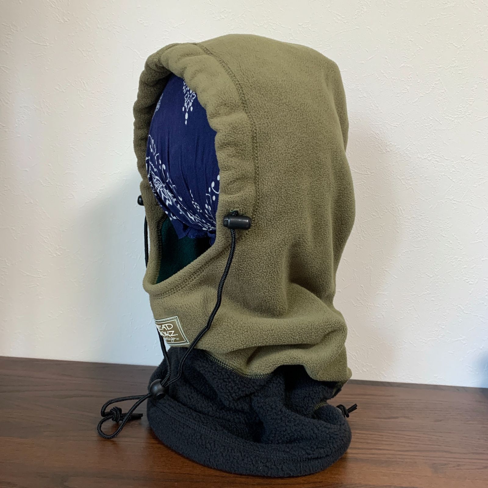 【90s HEADSOKZ】fleece balaclava USA製 HEAD SOKZ Gotta Go Vintage Fleece Balaclava Neck Warmer, USA