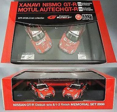 Super GT NISSAN GT-R 2008 メモリアルセット 1/43（SPARK