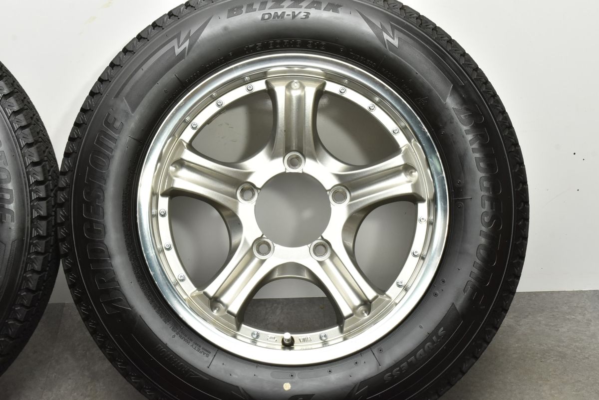 バリ溝　235/60R16 ブリザック DM-Z3 ジムニー JA11 JB23 エスクード バリ溝ジムニーサイズ 16in 5.5JJ +20 PCD139.7 ブリヂストン