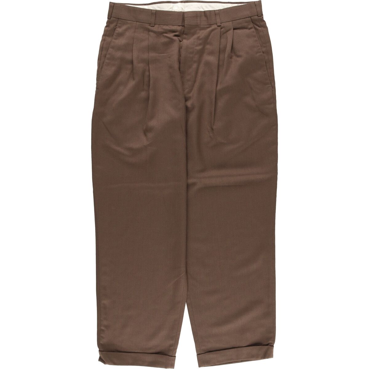 古着 90年代 リーバイス Levi's SLATES ツータック ポリ×ウールパンツ