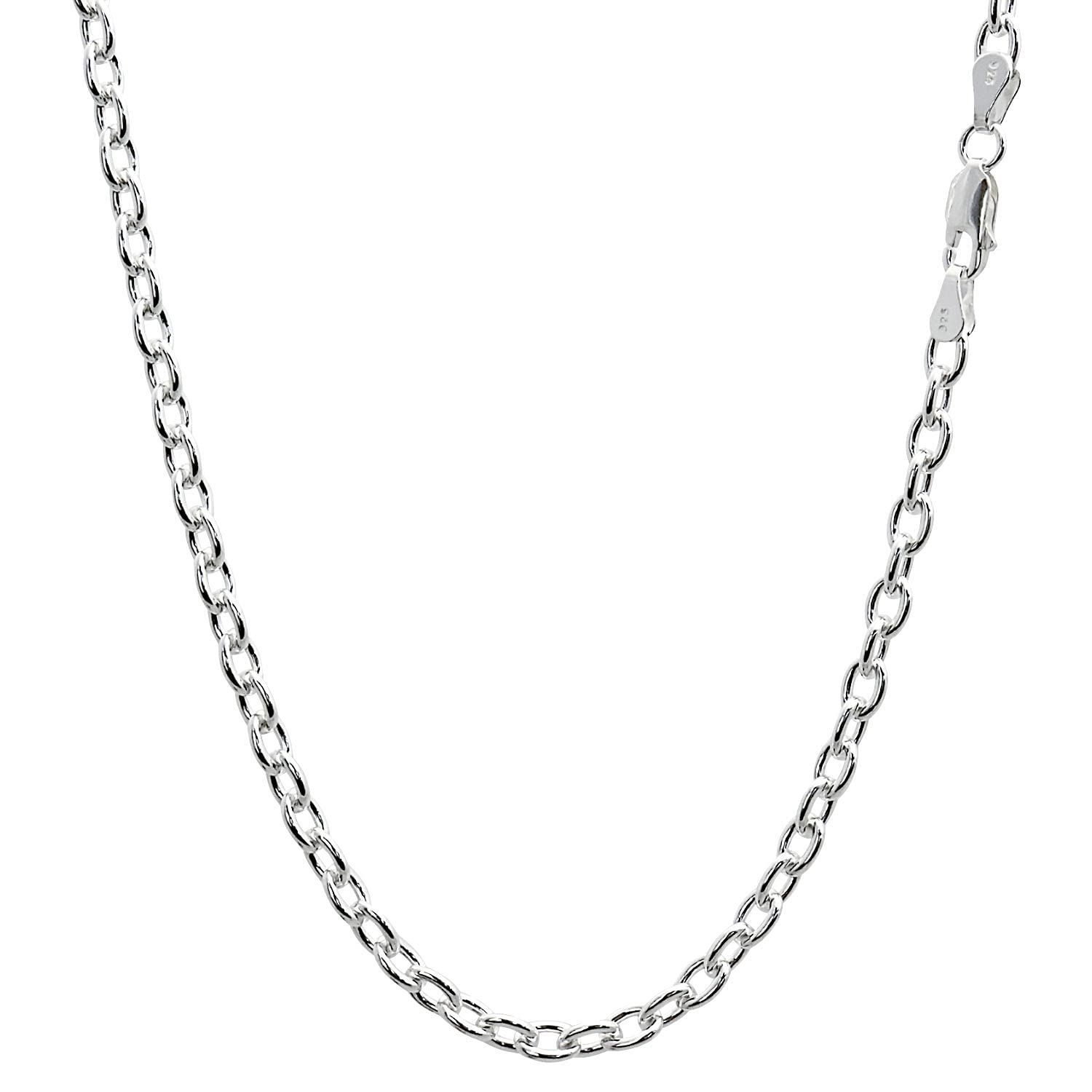 Style 幅 4.5mm 長さ 50cm シアーズ あずき チェーン ネックレス シルバー sv 925 幅 4.5mm 50cm