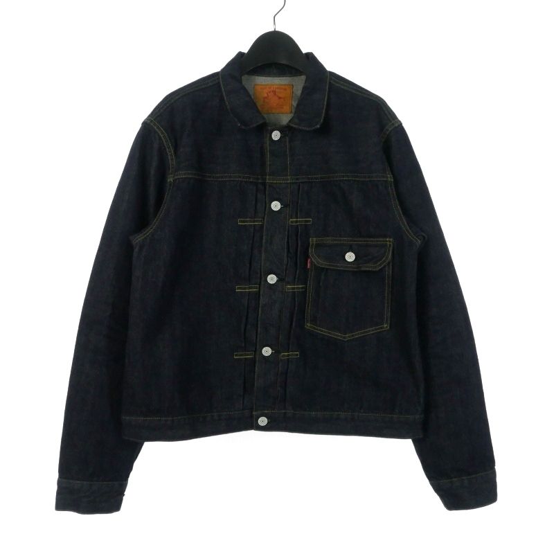 ジェラード JELADO 407EXX 1st Denim Jacket Gジャン デニムジャケット セルビッチ L インディゴ JP94407E -  メルカリ