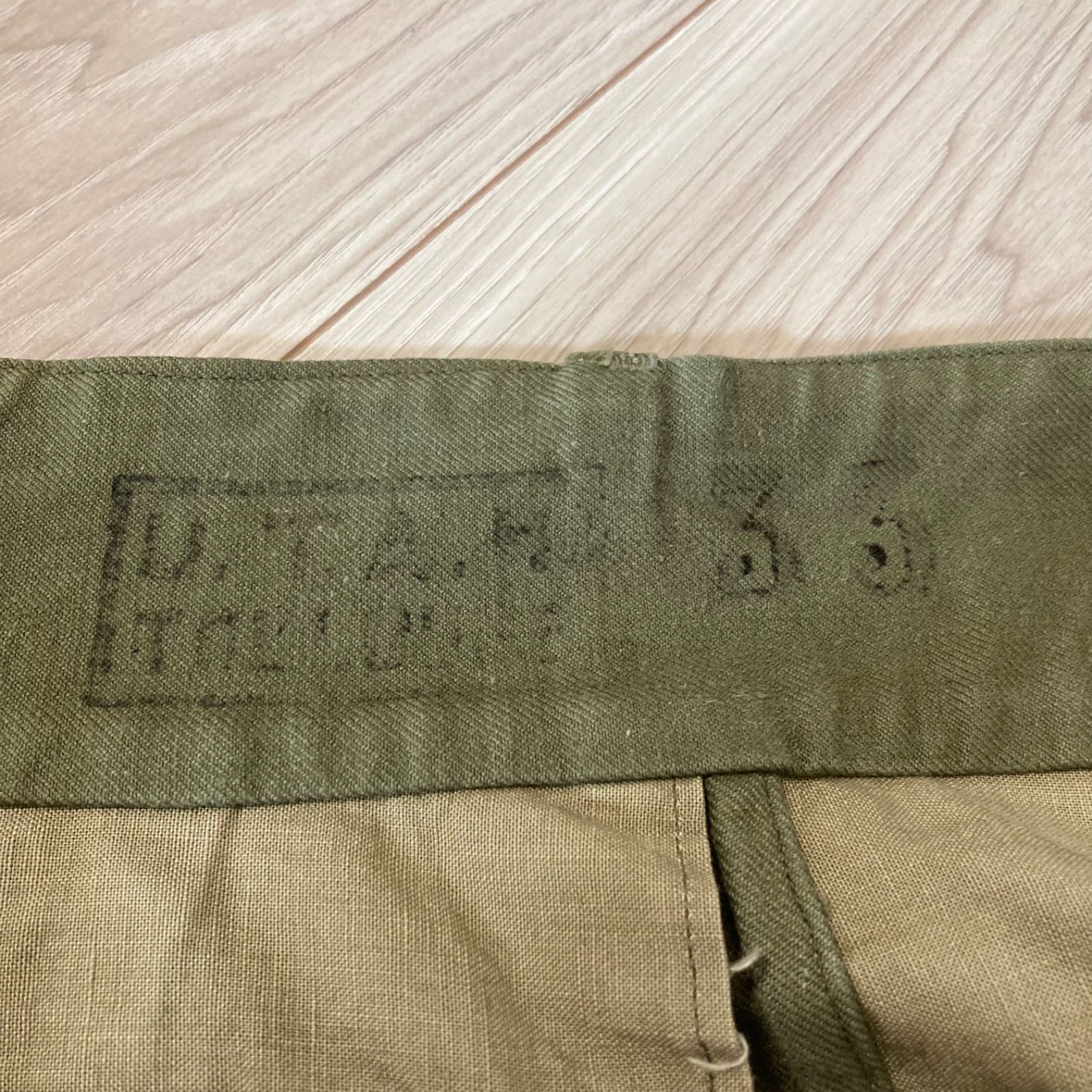 33サイズ M-47 前期 50s〜60s French MILITARY pants - メルカリ