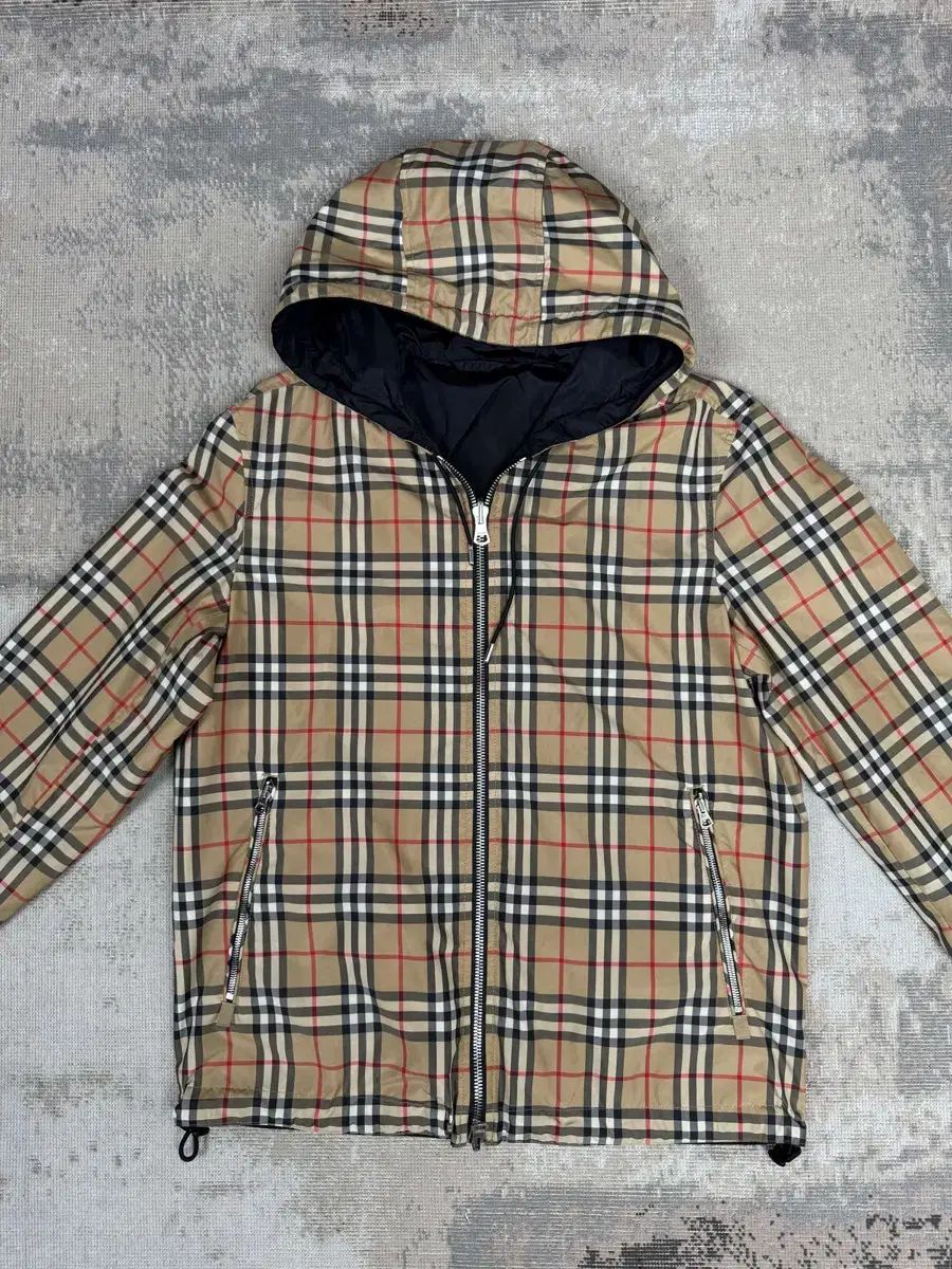 BURBERRY(バーバリー ) リバーシブル ヴィンテージ チェック ウインドブレーカー ジャケット （ L ）