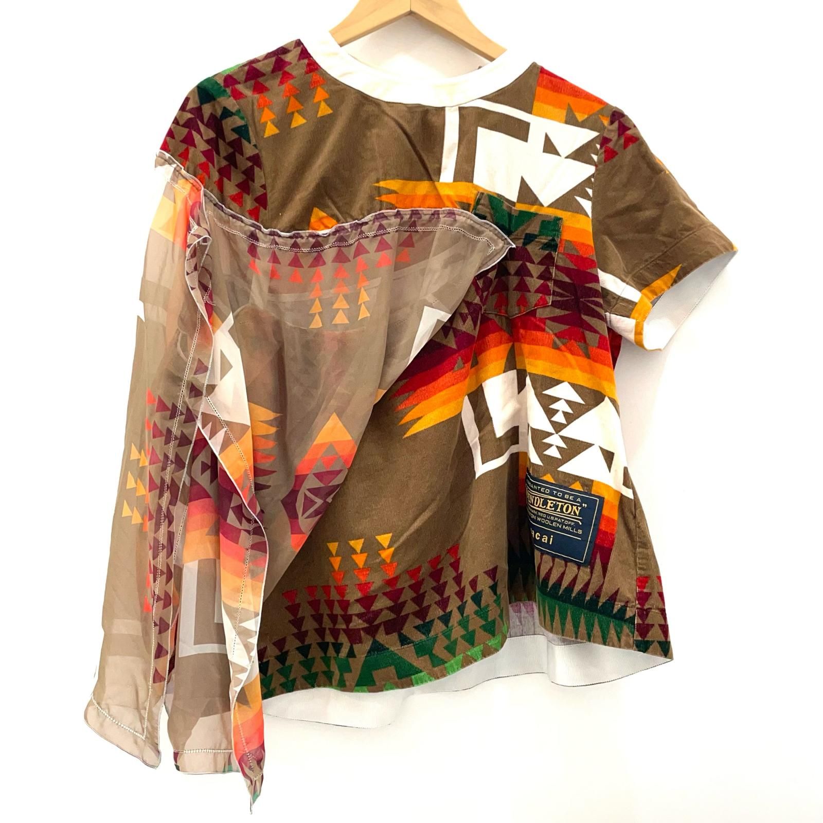 尾張小牧店 Sacai | サカイ PENDLETONトップス ブラウン サイズ 1 110