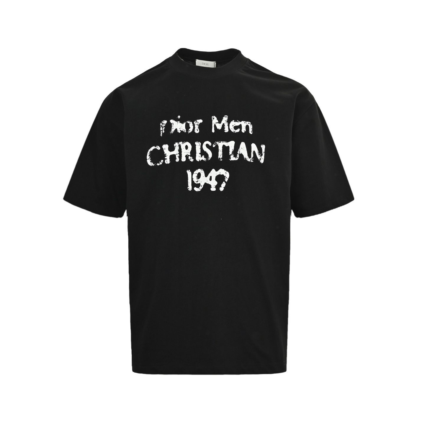 お薦め☆DIORディオール Tシャツ S 今日特価】Dior ディオール 25SS 1947 ディストレスドレター