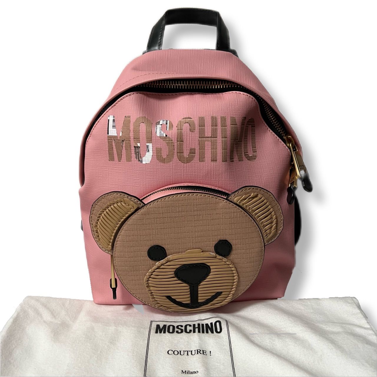MOSCHINO モスキーノ バッグパック リュック テディベア クマ ピンク 