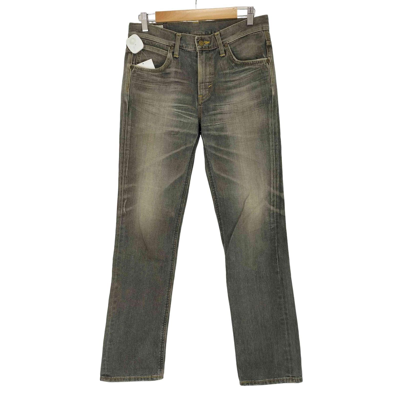 【中古】 LEE メンズデニムパンツ 26 RIVETED デニムパンツ LEE 26 茶 ブラウン デニム
