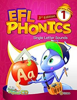 【中古】e-future EFL Phonics 3rd Edition レベル1 スチューデントブック (ワークブック・2枚組CD付) 英語教材