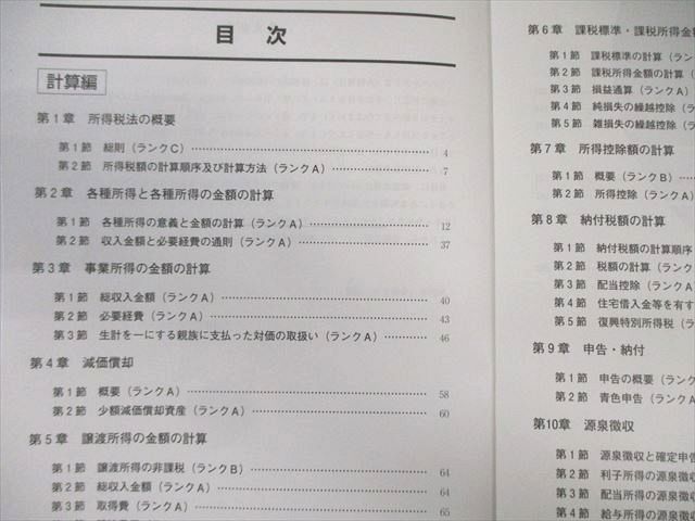 資格の大原 公認会計士講座 COMPASS 租税法 問題/テキスト 論文総