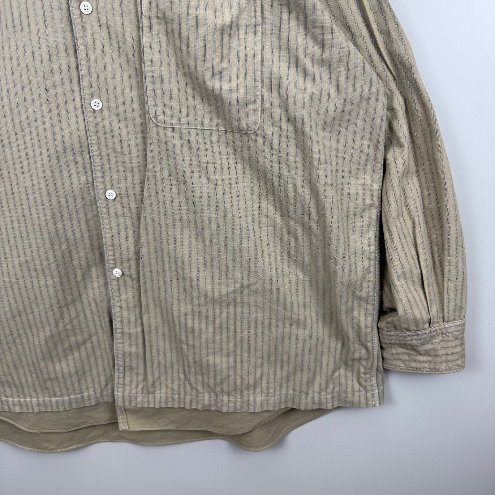 comme des garcons 90s シャツ 田中オム COMME des GARCONS HOMME 90's 田中オム でかボタン 開襟シャツ