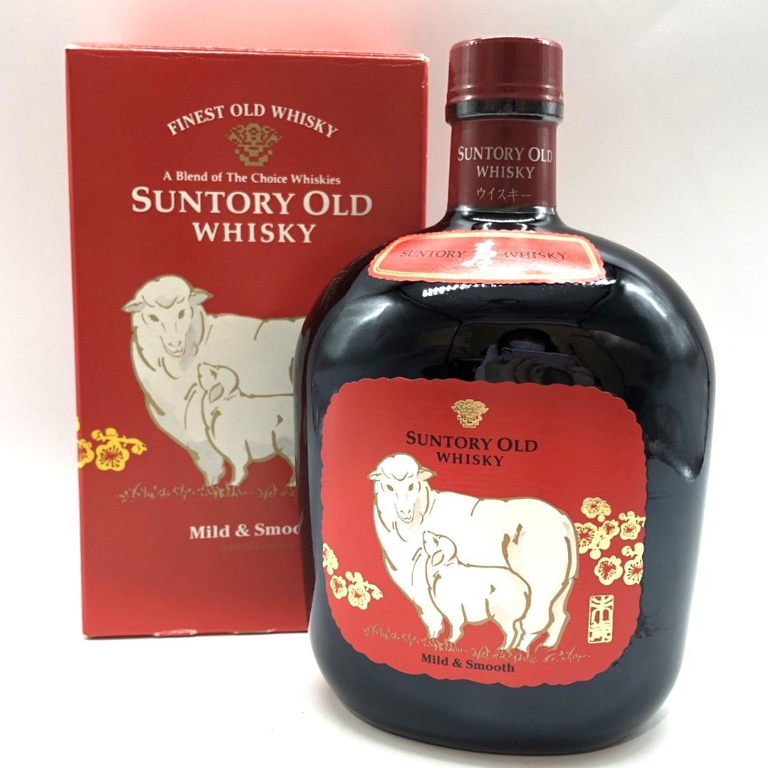 週末限定　未開封　サントリーオールド　干支　まとめ売り　古酒 未開封】古酒 サントリー オールド ウイスキー 干支 兎(昭和62年
