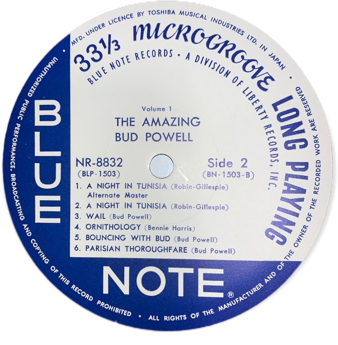 THE AMAZING BUD POWELL. VOL. 1 レコード 名盤 - メルカリ