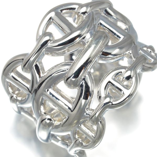 エルメス リング シェーヌダンクル アンシェネ GM 52号 シルバー 925