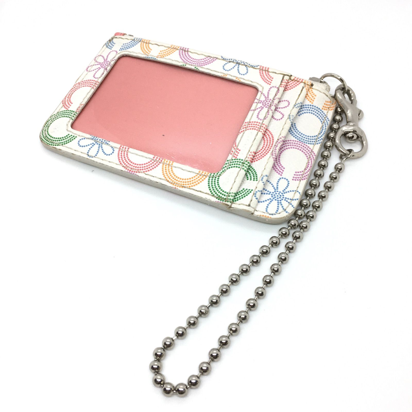 COACH花柄ホワイトコインケース COACH コーチ カードケース コインケース 新作 新品 フローラル
