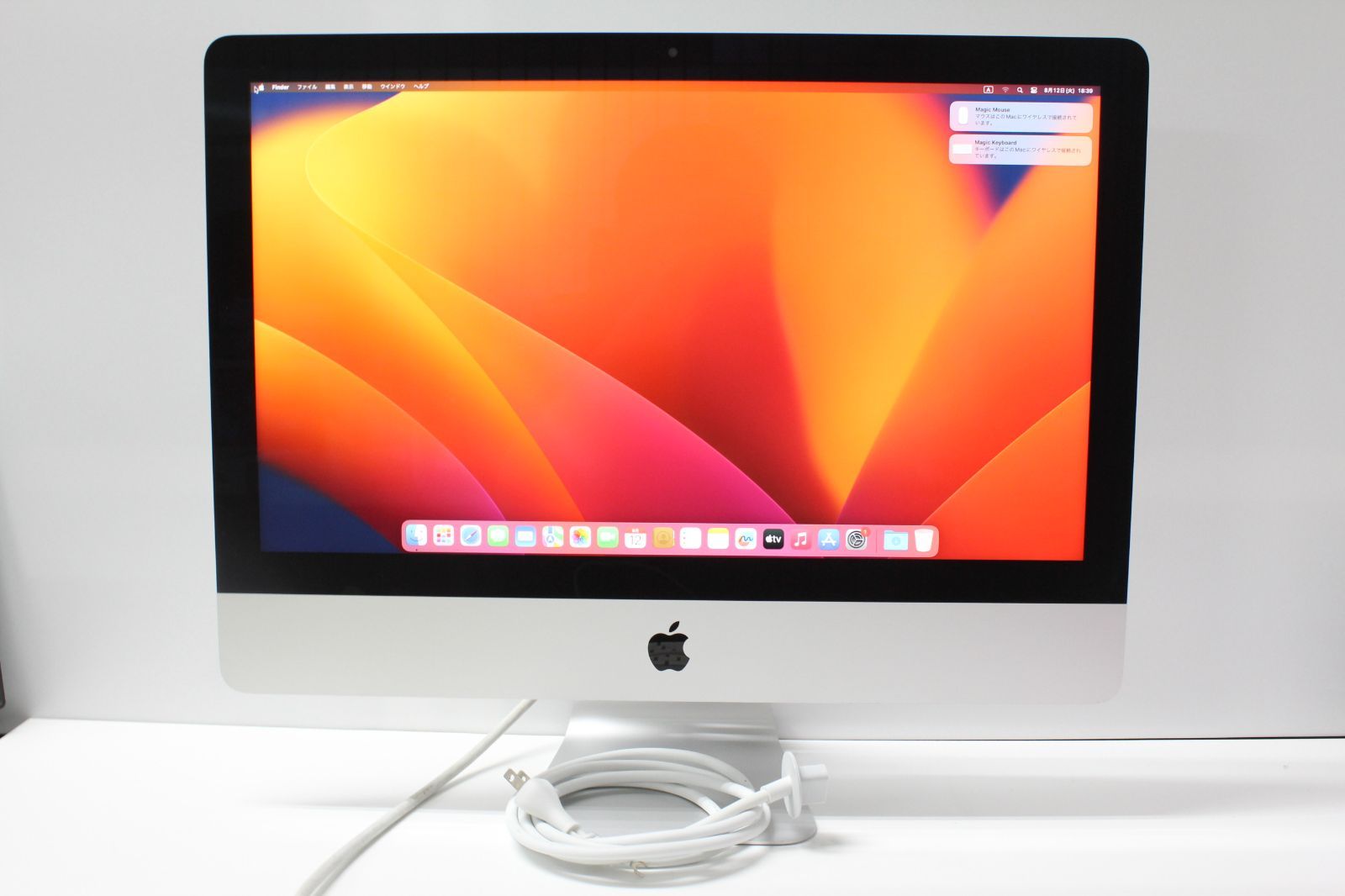 iMac（Retina 4K,21.5インチ,2017）HDD1TB/8GB〈MNDY2J/A〉④