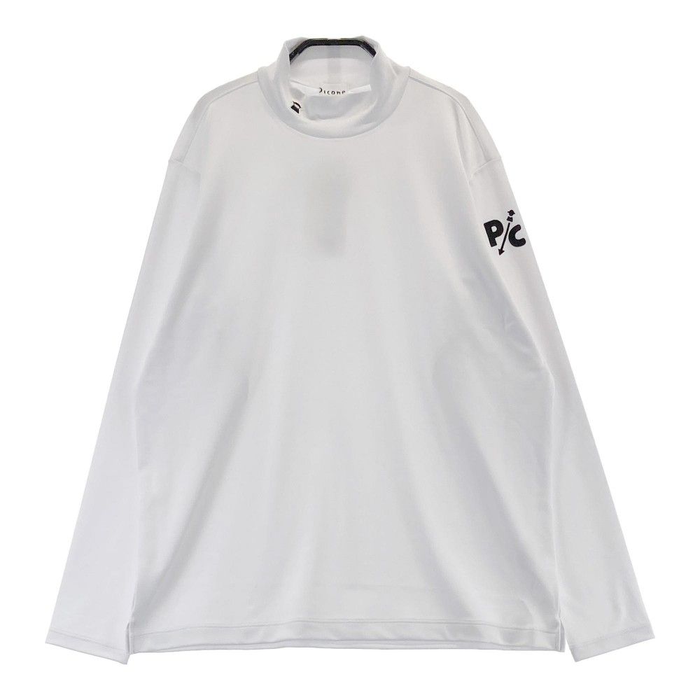 サイズ：50 PICONE CLUB　ピッコーネクラブ  長袖ハイネックTシャツ  ホワイト系 [240101449153] ゴルフウェア メンズ ストスト サイズ：50 PICONE CLUB ピッコーネクラブ 長袖ハイネックT