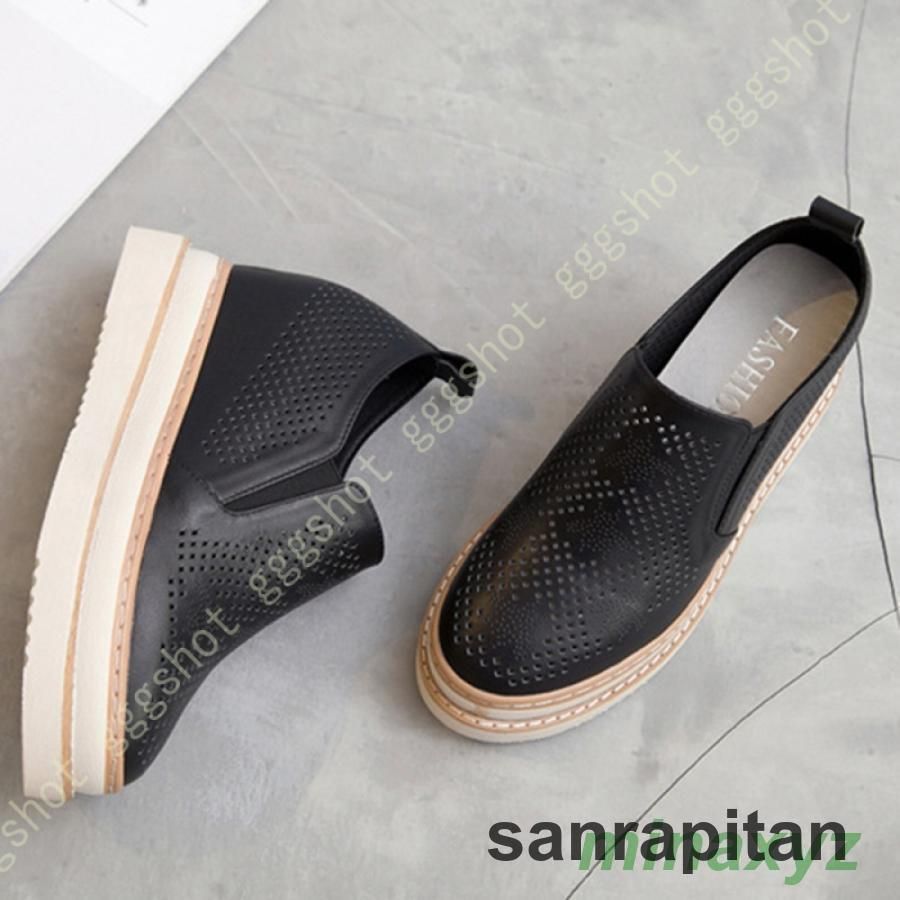 スニーカー インヒール