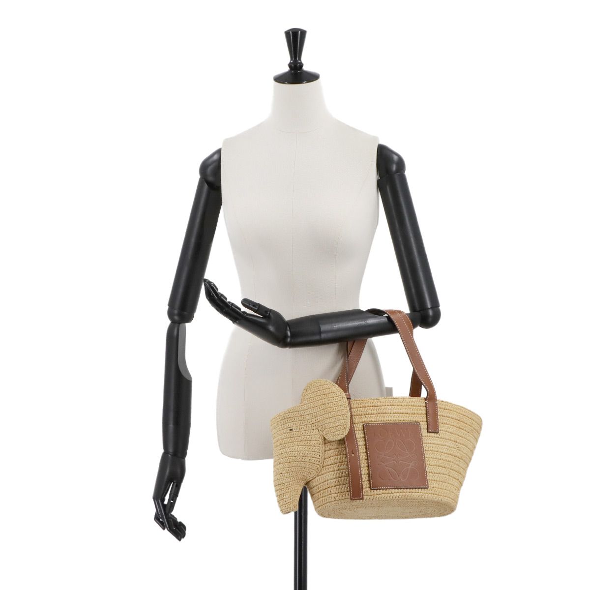 未使用 展示品 ロエベ LOEWE エレファント バスケット バッグ