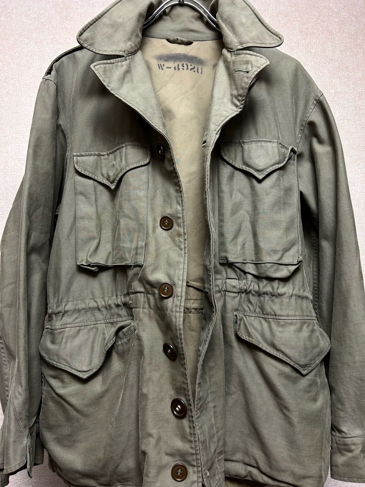 1940.s米軍実物U.S.ARMY M-43フィールドジャケットステンシル入り