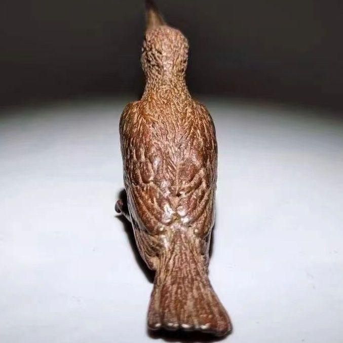 銅細工 鳥 茶寵 茶道具 香道具 装飾品 工芸品 美術品 置物