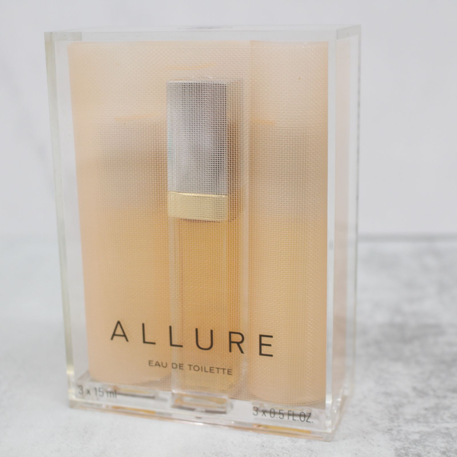 S063)CHANEL ALLURE EDT 15ml×3 トラベルセット 香水 フレグランス