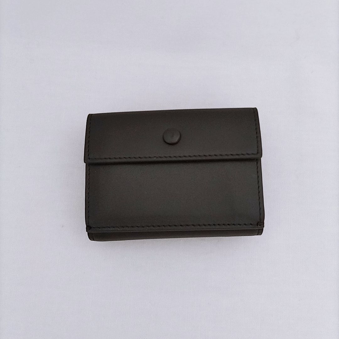 新品未使用】Acne Studios 3つ折りレザーウォレット 財布 ブラック 