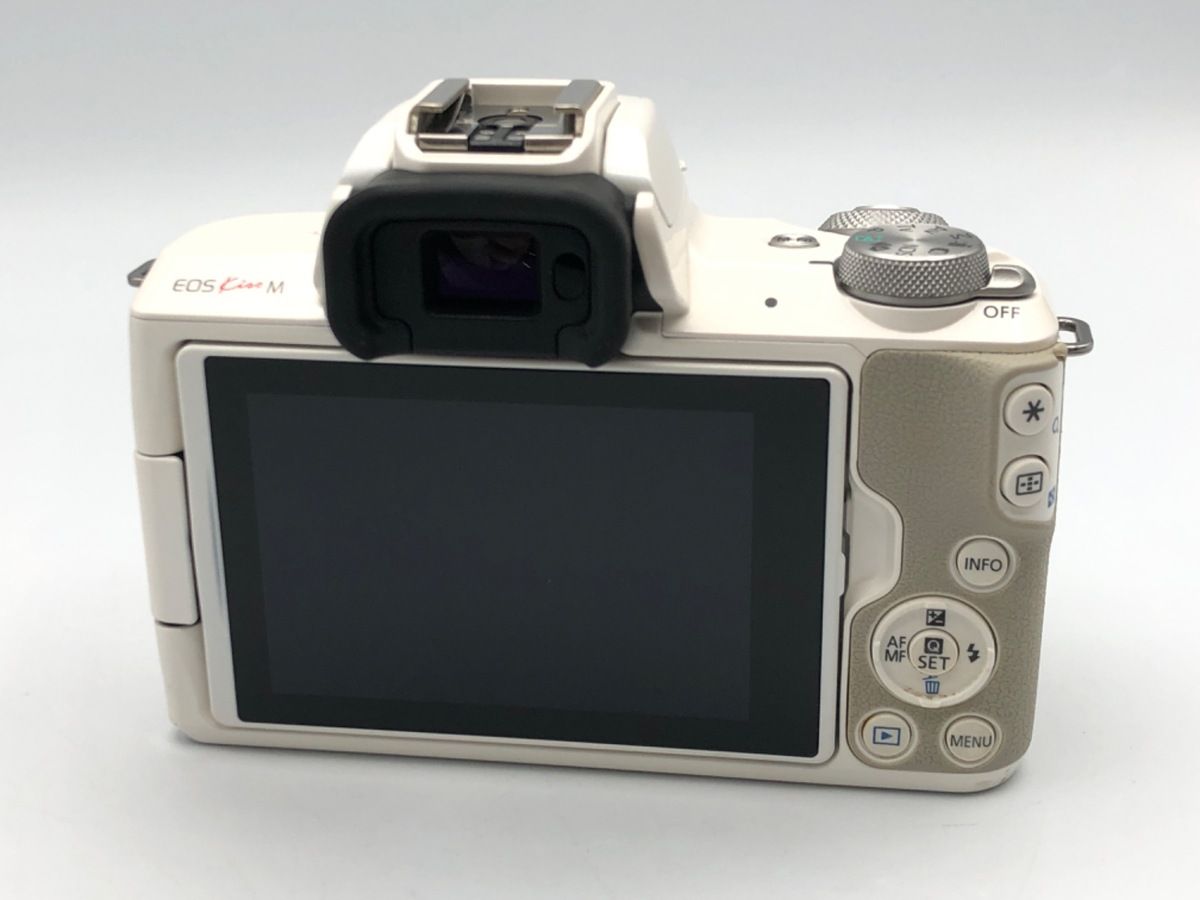 並品 キヤノン EOS Kiss M ボディ ホワイト