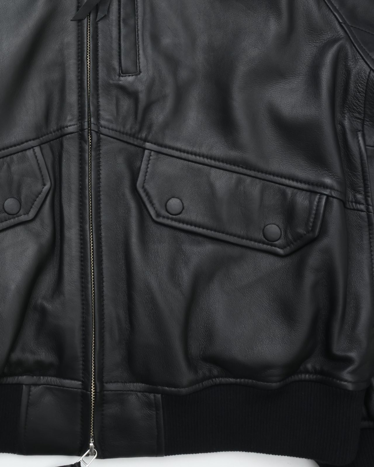 CCU シーシーユー HIGH NECK BLOUSON SHEEP LEATHER ハイネック 