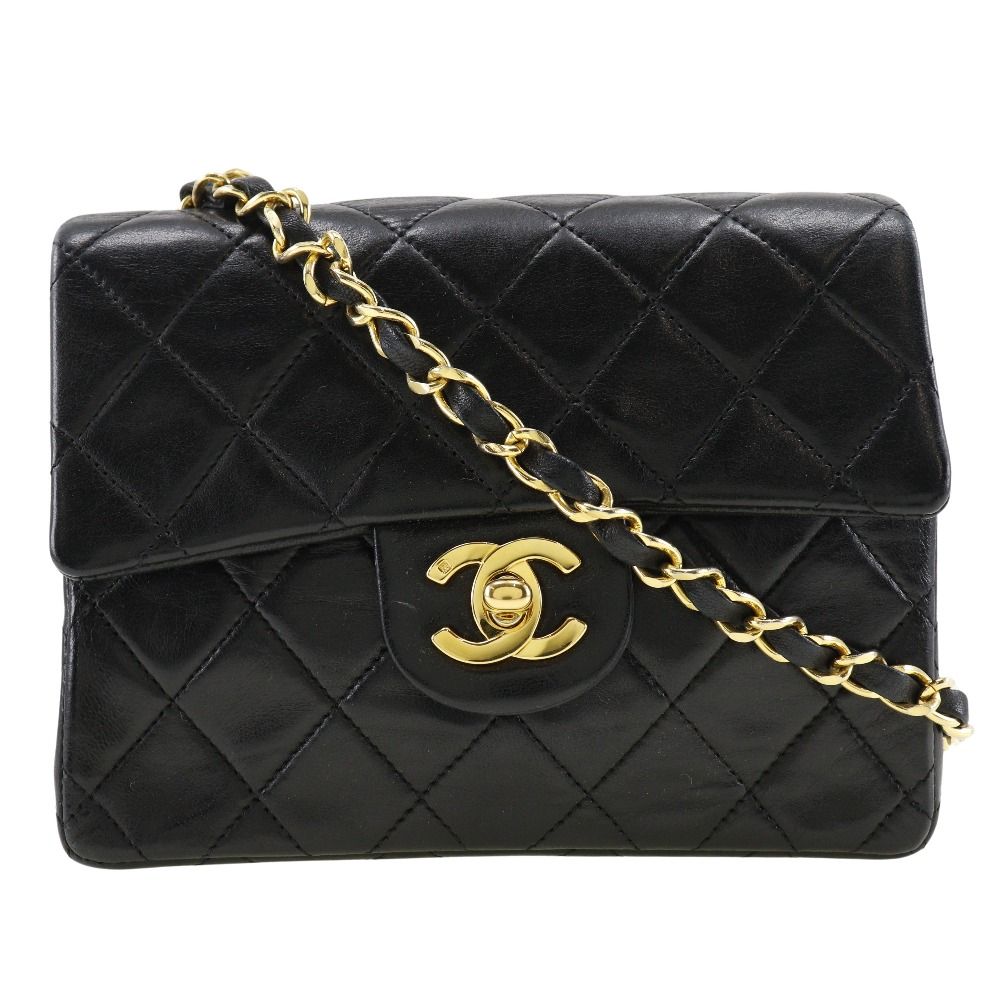CHANEL】シャネル ミニマトラッセ チェーンショルダー ココ