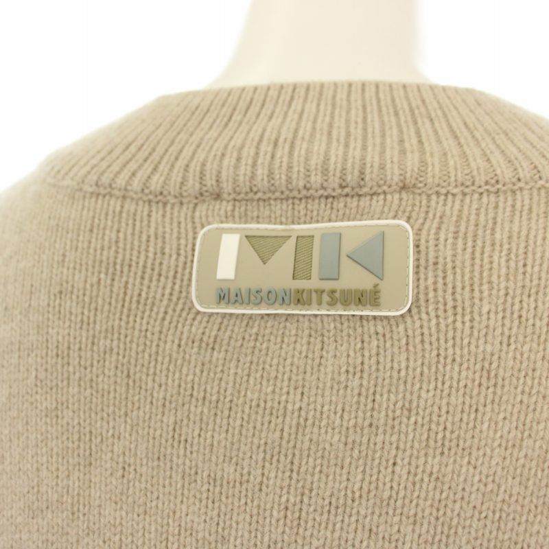 メゾンキツネ MAISON KITSUNE サイドジップ オーバーサイズ ニット  