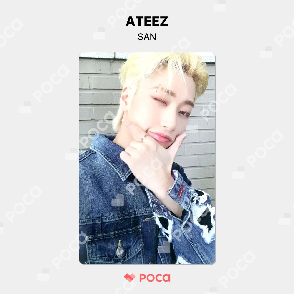 ATEEZ the world サン movement kq 特典 トレカ ATEEZ サン トレカ THE WORLD EP.1 : MOVEMENT DIARY VER