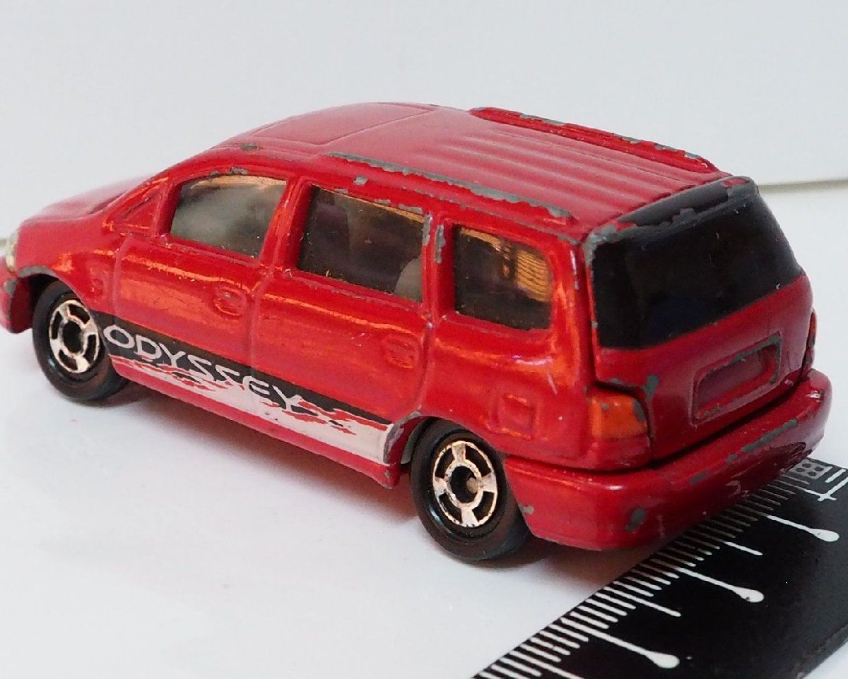 トミカ No.46【ホンダ オデッセイ HONDA ODYSSEY 赤レッド】1/66ミニカー■本田【中古】送料込