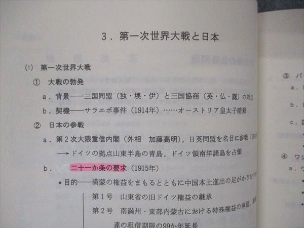 UX04-079 代ゼミ 代々木ゼミナール 日本近現代史ゼミ テキスト 1991