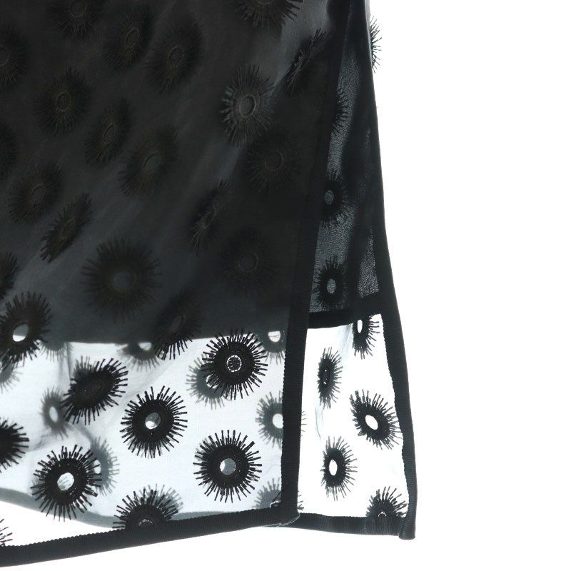 新品✨IENA シアージャガード刺繍スカート　サイズ38 黒　イエナ IENA（イエナ）の「シアージャガード刺繍スカート（スカート