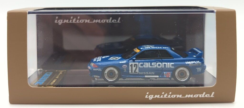 ignition model 1/64 CALSONIC SKYLINE (#12)1990 JTC Debut Win With