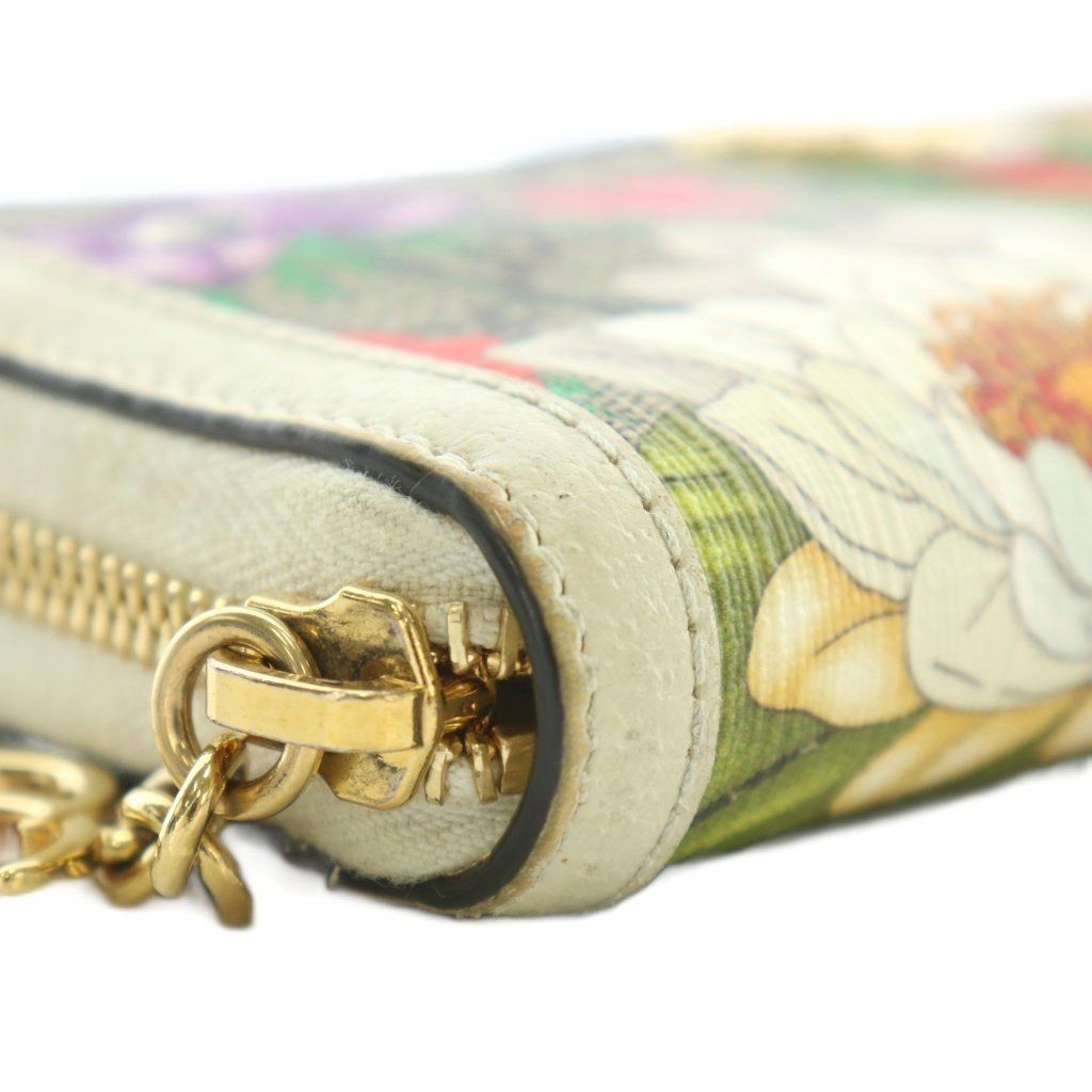 グッチ マーモント オフィディア シェリーライン フローラ ラウンドファスナー グッチ GUCCI オフィディア フローラ GGマーモント 長財布