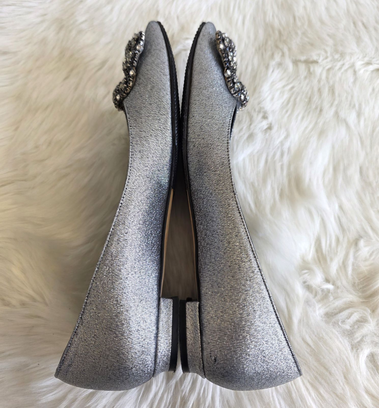 ☆Manolo Blahnik(マノロブラニク) HANGISI ハンギシ フラットシューズ