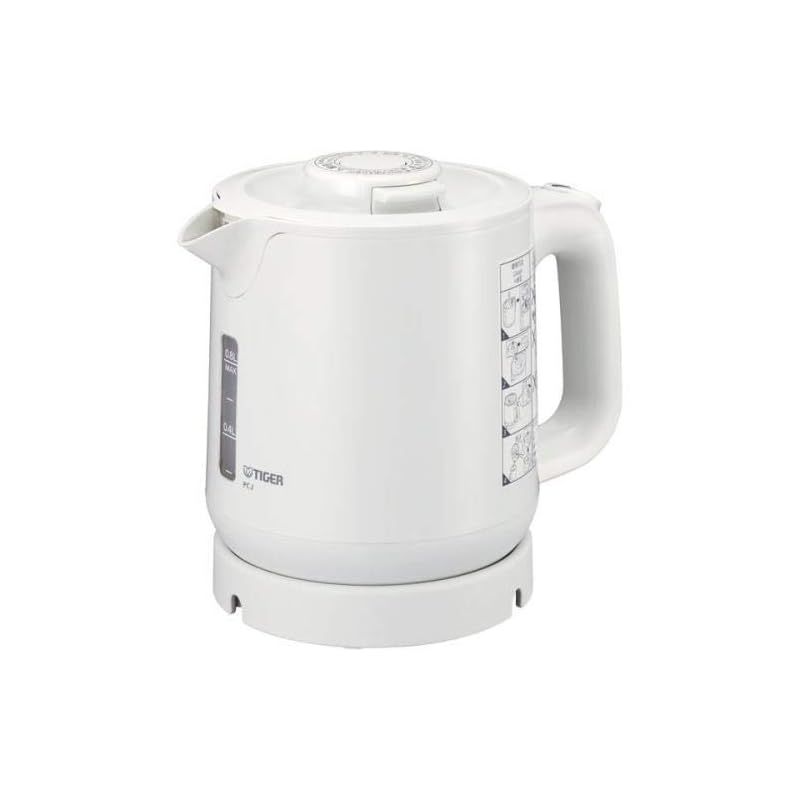 タイガー 蒸気レス 電気ケトル ＰＣＪ－Ｈ０８１ Ｗ ホワイト 1
