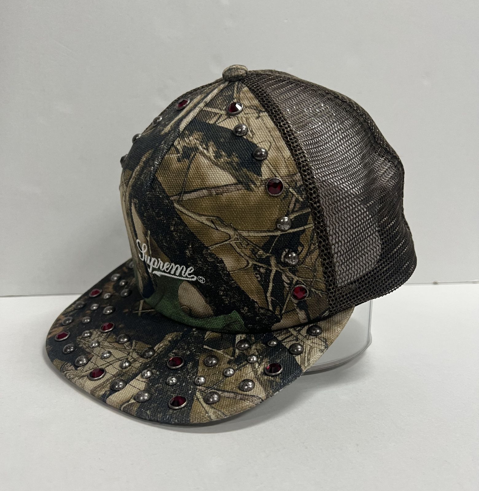 74.【未使用品】supreme b.b. Simon Studded Canvas Mesh Back